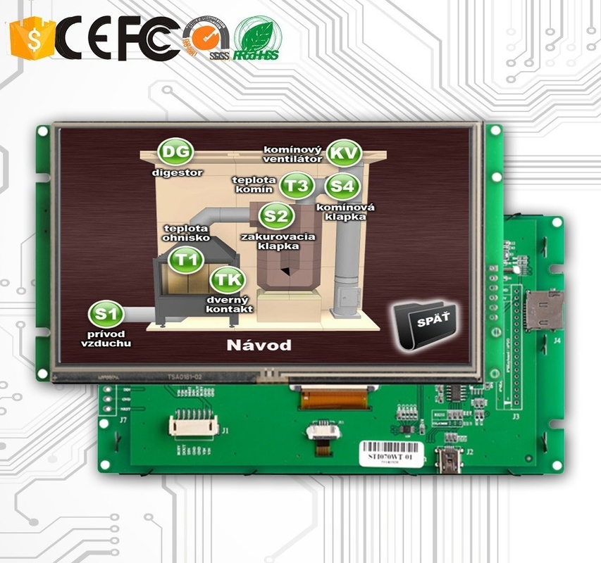 Последовательный интерфейс 5,6&quot; модуль дисплея LCD цвета с доской привода PCB